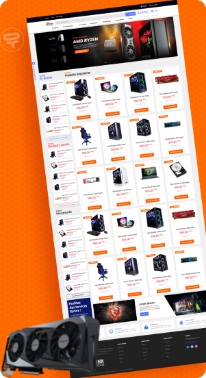 UI design project showcase on mobile screen